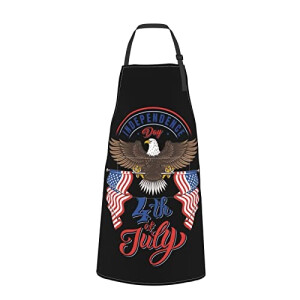 Tablier de cuisine Aigle independence day th of july american flag bald e réglable