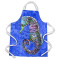 Tablier de cuisine Hippocampe multicolore 68x78 cm - miniature