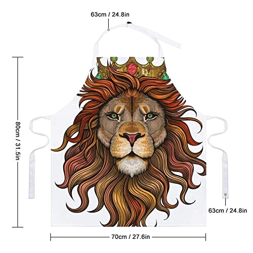 Tablier de cuisine Lion couleur 70x80 cm variant 0 