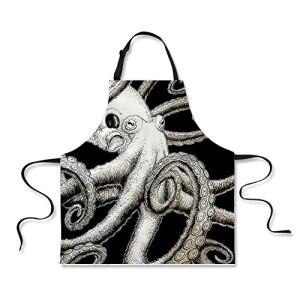 Tablier de cuisine Pieuvre octopus réglable