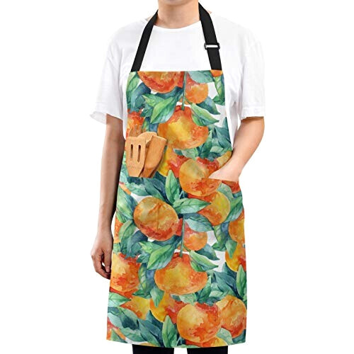 Tablier de cuisine Orange Fruit multicolore 69.8x73.7 cm variant 6 
