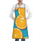 Tablier de cuisine Orange Fruit blanc réglable - miniature