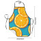 Tablier de cuisine Orange Fruit blanc réglable - miniature variant 5