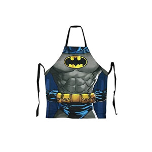 Tablier de cuisine Batman noir réglable