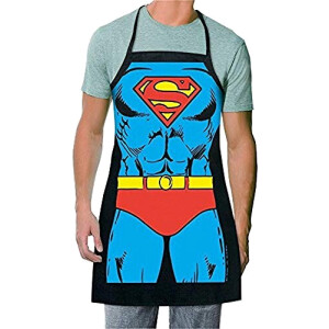 Tablier de cuisine Superman bleu 73x59 cm