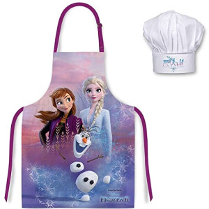 Tablier de cuisine Anna, Elsa - La reine des neiges - reine des neiges 2 pièces