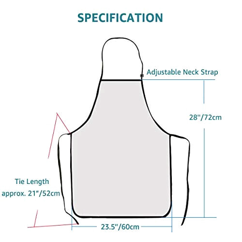 Tablier de cuisine Canard réglable x60 cm variant 1 