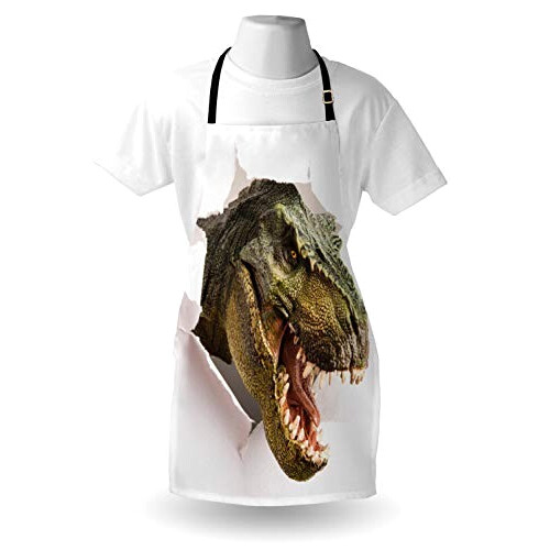 Tablier de cuisine Dinosaure multi réglable variant 1 