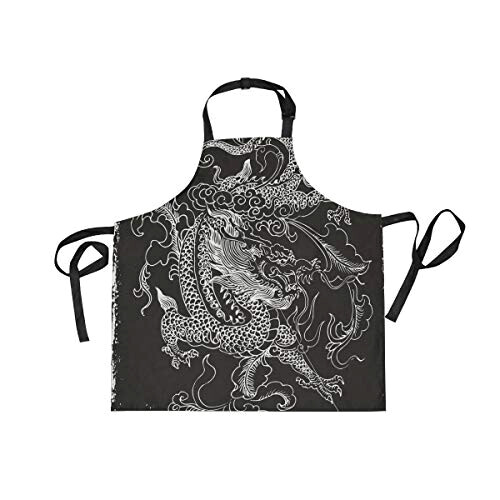 Tablier de cuisine Dragon image réglable variant 3 