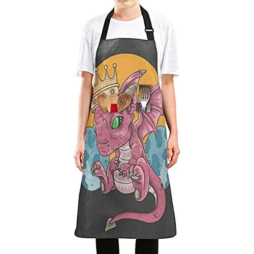 Tablier de cuisine Dragon réglable 88x68 cm variant 0 