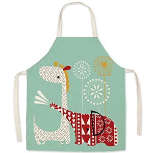 Tablier de cuisine Girafe elephant 45x56 cm