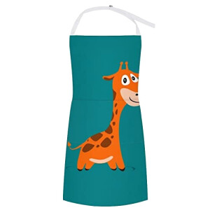 Tablier de cuisine Girafe couleur 70x80 cm