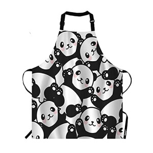 Tablier de cuisine Panda multi réglable 69x79 cm