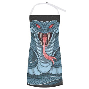 Tablier de cuisine Serpent couleur 70x80 cm