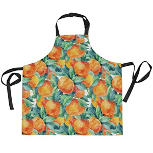 Tablier de cuisine Orange Fruit multicolore 69.8x73.7 cm
