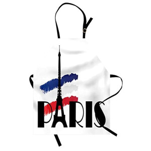 Tablier de cuisine Paris multicolore réglable