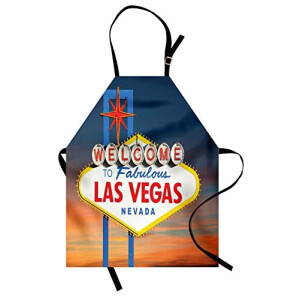 Tablier de cuisine Las Vegas multicolore