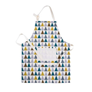 Tablier de cuisine Triangle couleuré réglable 79x59 cm