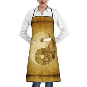 Tablier de cuisine Yin Yang symbol réglable