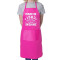 Tablier de cuisine rose - miniature