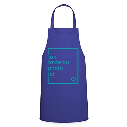 Tablier de cuisine bleu royal