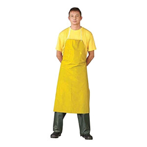 Tablier de cuisine jaune 75x110 cm