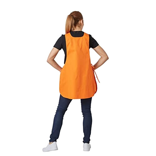 Tablier de cuisine orange variant 1 