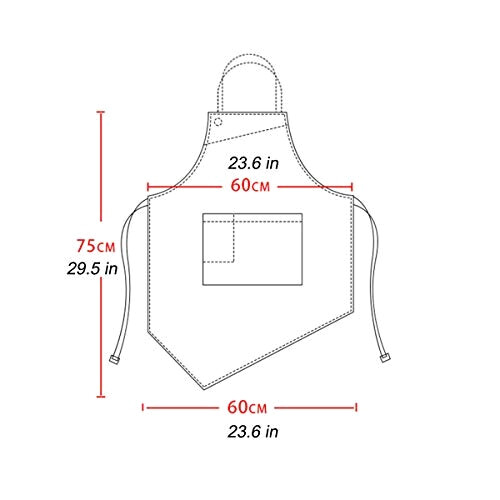 Tablier de cuisine orange variant 1 