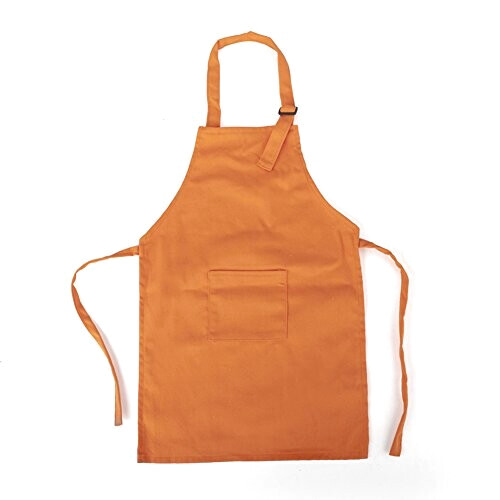 Tablier de cuisine orange