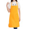 Tablier de cuisine orange - miniature